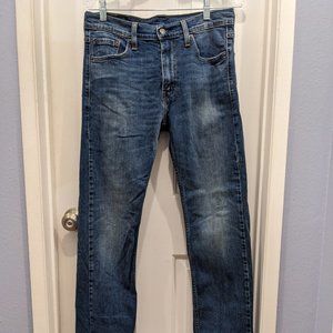 Levi's 513 Medium Wash 30w 31L Jeans